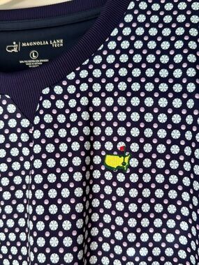 Masters Magnolia Lane Navy Long Sleeve